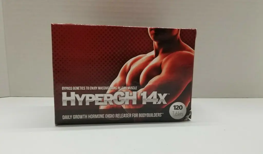 Package of HyperGH 14X on white table